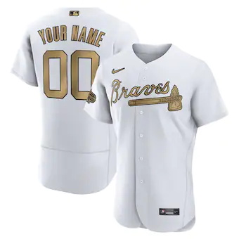 mens nike white atlanta braves 2022 mlb all star game authe